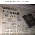 tulisan di Koran Tempo